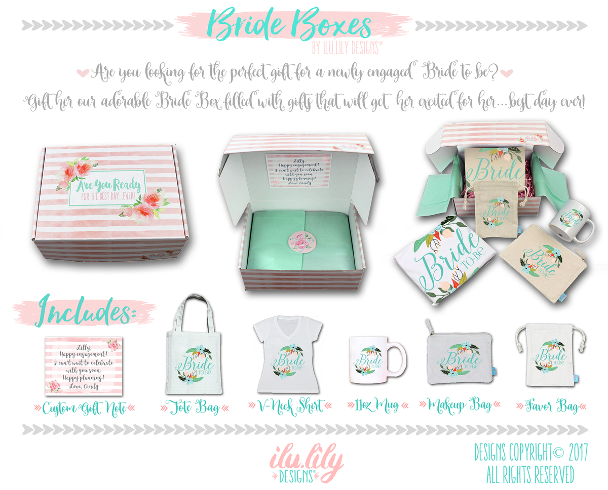 Bride To Be Box | Gift for Bride to Be | Fancy Floral Bride