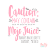 Bachelorette Party Personalized Water Bottle | Swell Style Water Bottle | Caution May Contain
