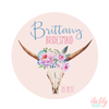 Bridesmaid Compact Mirror Favor | Personalized Antlers