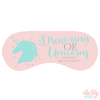 Bachelorette Party Sleep Mask Favors | Unicorn Bachelorette Party | Dreaming of Unicorns