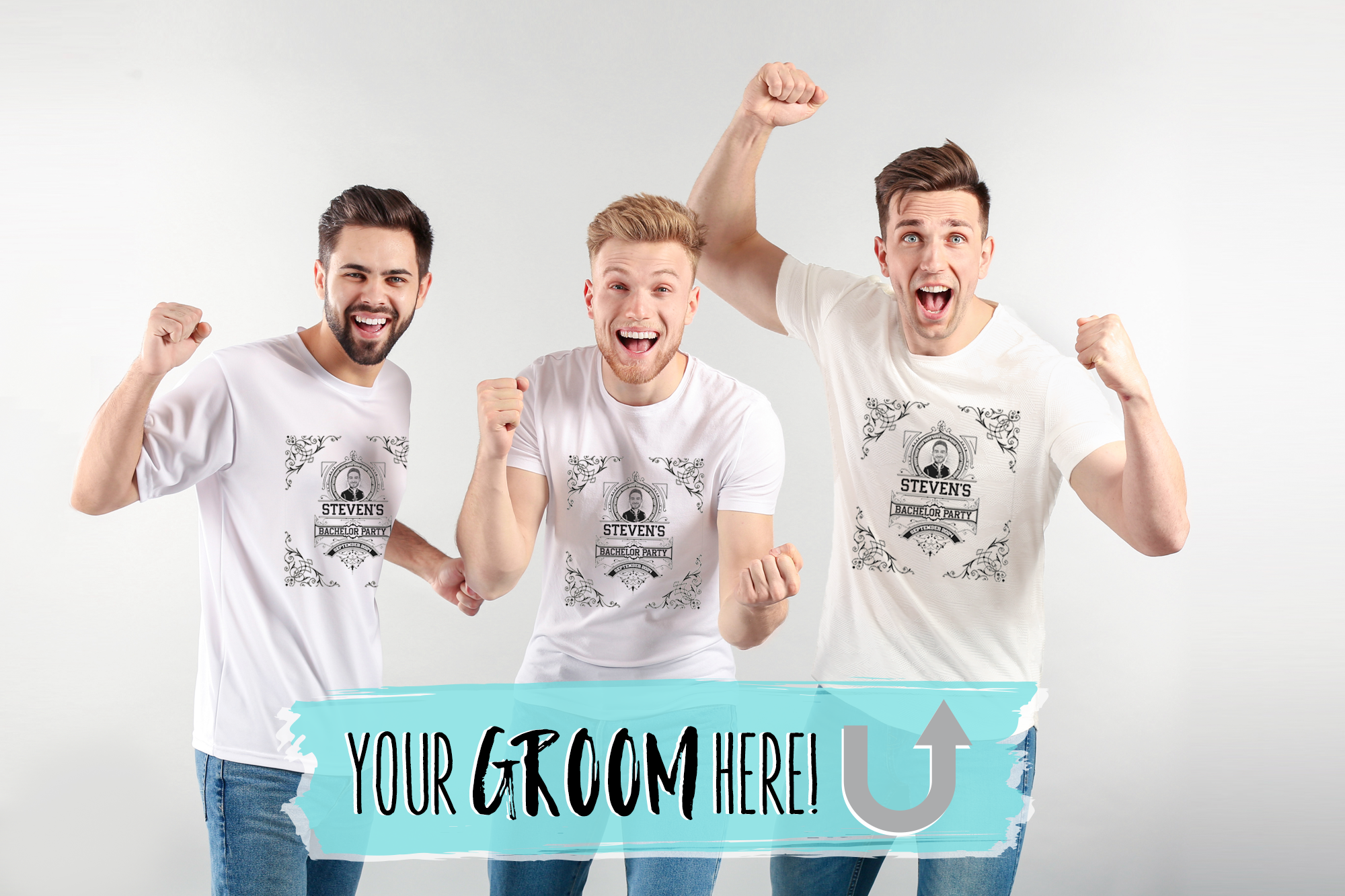 Bachelor Party Shirt | Custom Groom Picture Bachelor Party Shirt Funny