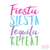 Bachelorette Party Fiesta Siesta Tequila Repeat Hangover Favor