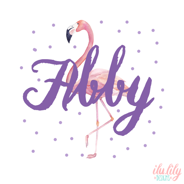 Bridesmaid Personalized Mirror Compact | Flamingo Dot