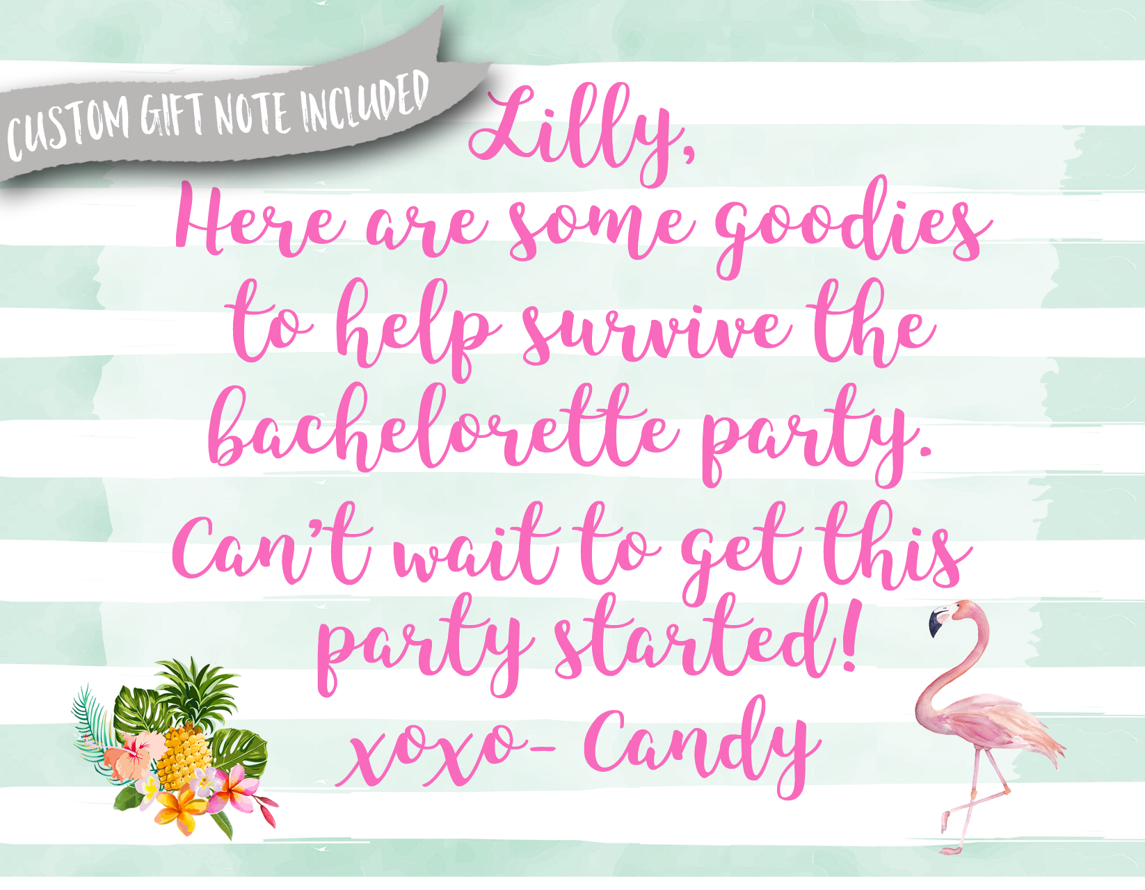 Beach Bachelorette Survival Kit | Bachelorette Essentials Gift Box