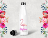 Bridesmaid Personalized Water Bottle | Swell Style Water Bottle | Flamingo Personalized