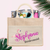 Flamingo Personalized Beach Bag | Let's Flamingle Bag | Bachelorette Party Burlap Jute Tote Bag Favor