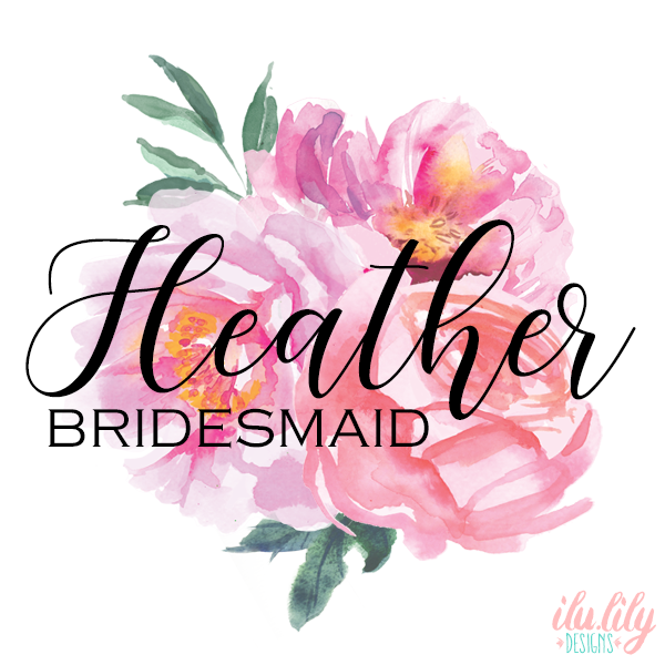 Bridesmaid Proposal Box | Will You Be My Bridesmaid | Floral Watercolor