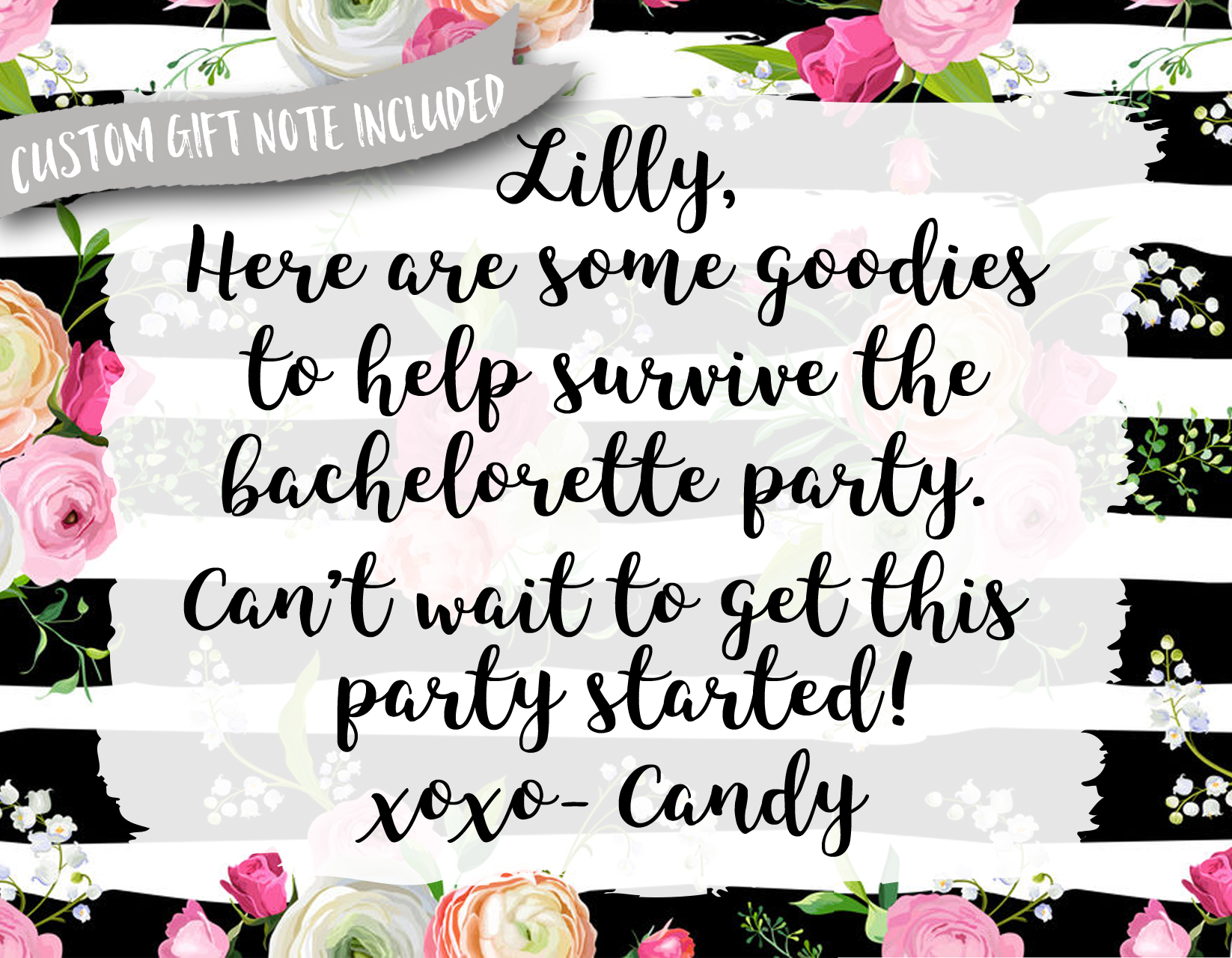 Bach and Boujee Bachelorette Survival Kit | Bachelorette Essentials Gift Box