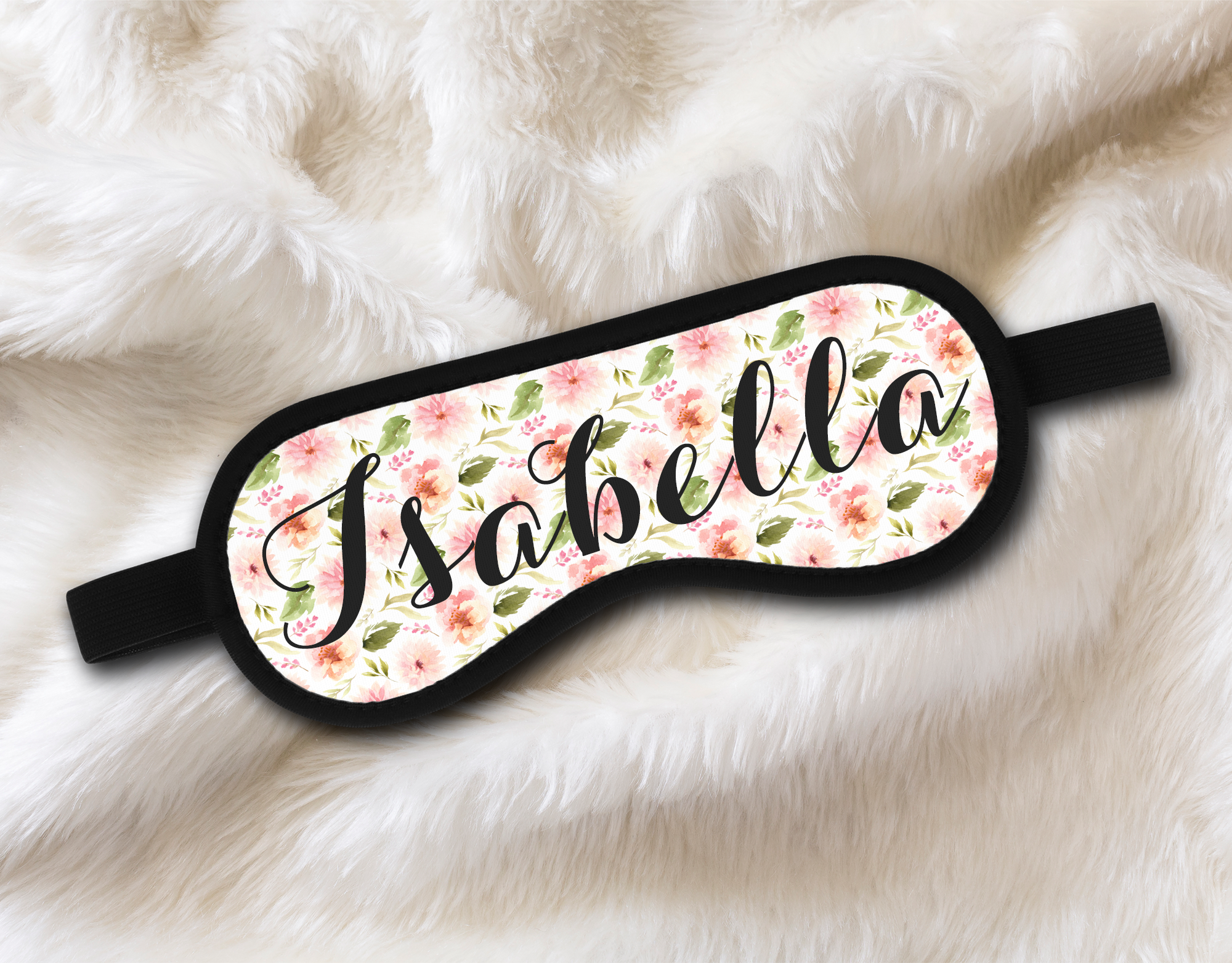 Personalized Sleep Mask Party Favors | Bachelorette Party Sleep Masks | Floral