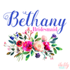 Bridesmaid Proposal Box | Will You Be My Bridesmaid | Dainty Floral