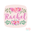 Bridesmaid Personalized Compact Mirror | Fancy Floral Personalized