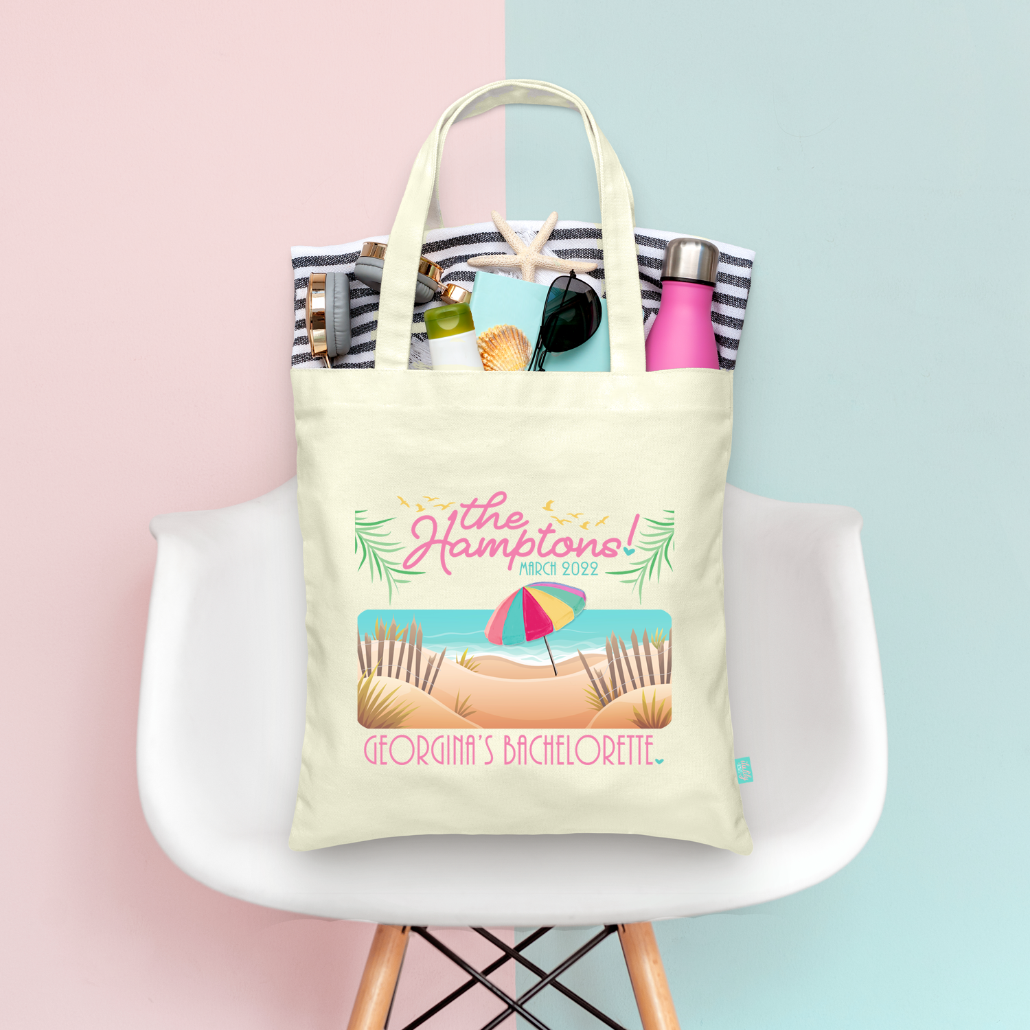 Bachelorette Party Hamptons Tote Bag | The Hamptons