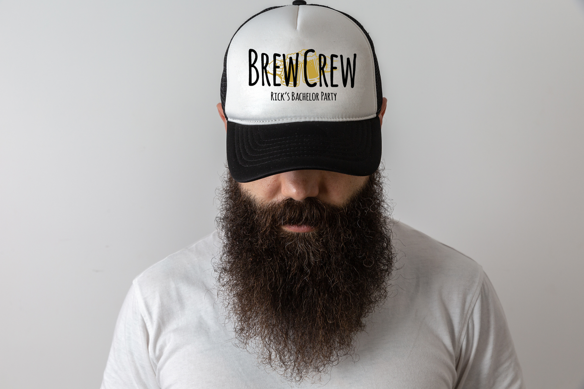 Bachelor Party Trucker Hats | Personalized Trucker Hat | Brew Crew