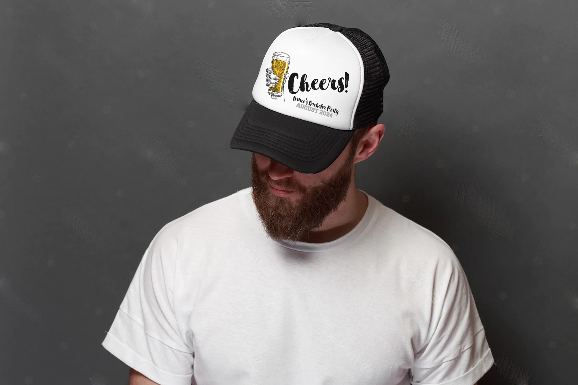 Bachelor Party Trucker Hats | Personalized Trucker Hat | Cheers