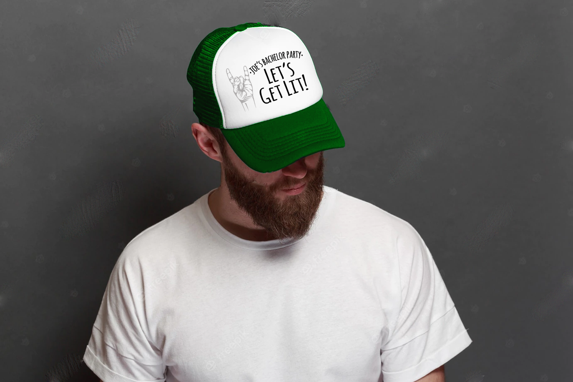 Bachelor Party Trucker Hats | Bachelor Hat | Let's Get Lit