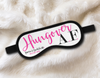 Bachelorette Sleep Mask Party Favors | Personalized Sleep Masks | Hungover AF