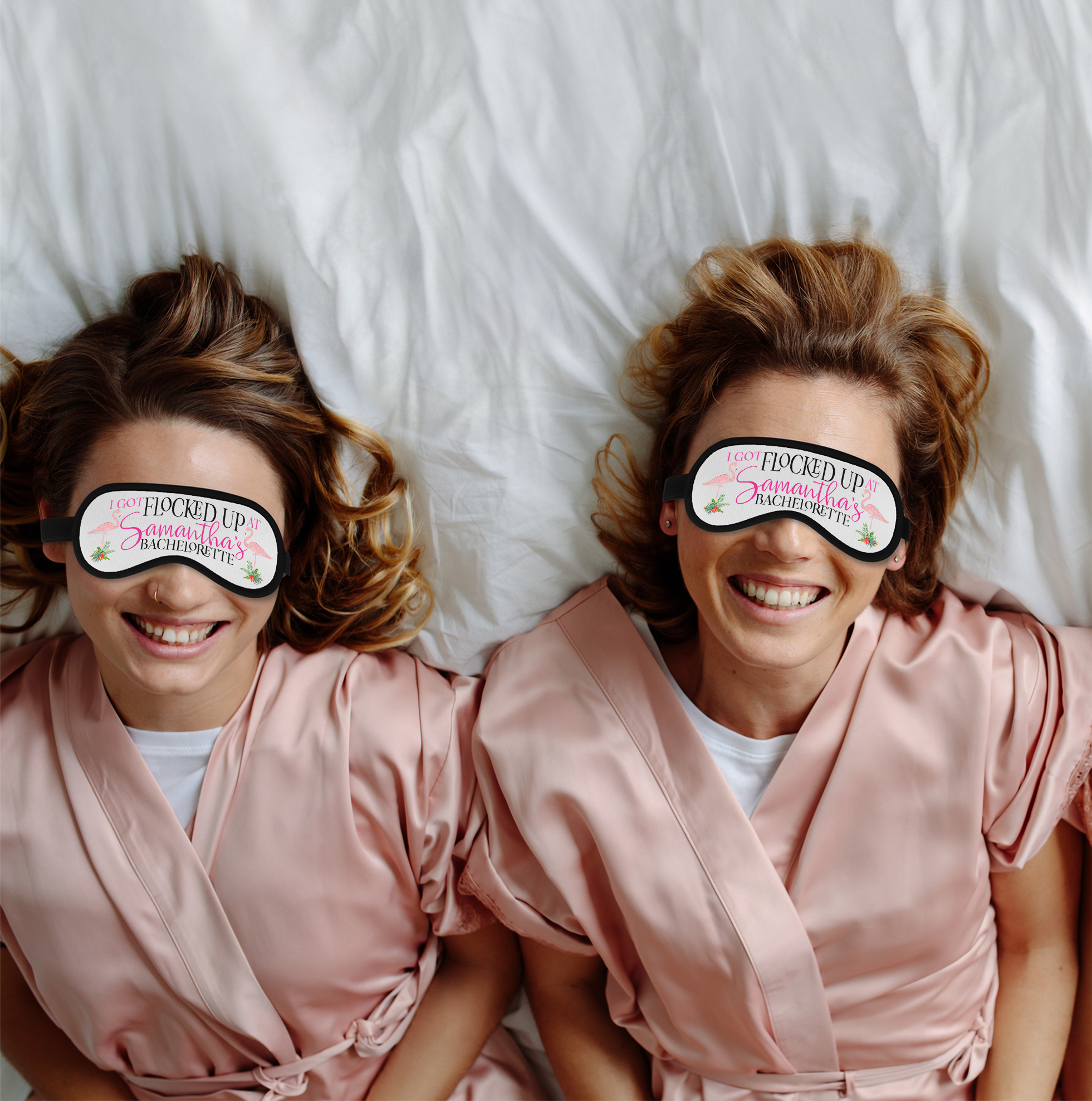 Bachelorette Party Sleep Mask Favors | Flamingo Bachelorette Party | I Got Flocked Up