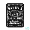 Bachelor Party Shirt | Custom Jack Daniels Bachelor Party T-Shirt