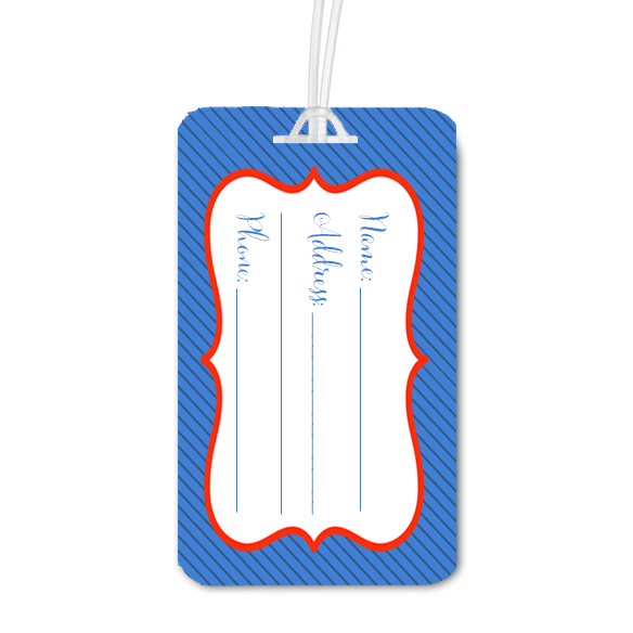 Vegas Personalized Luggage Tag for Bachelorette Parties by Ilu.Lily