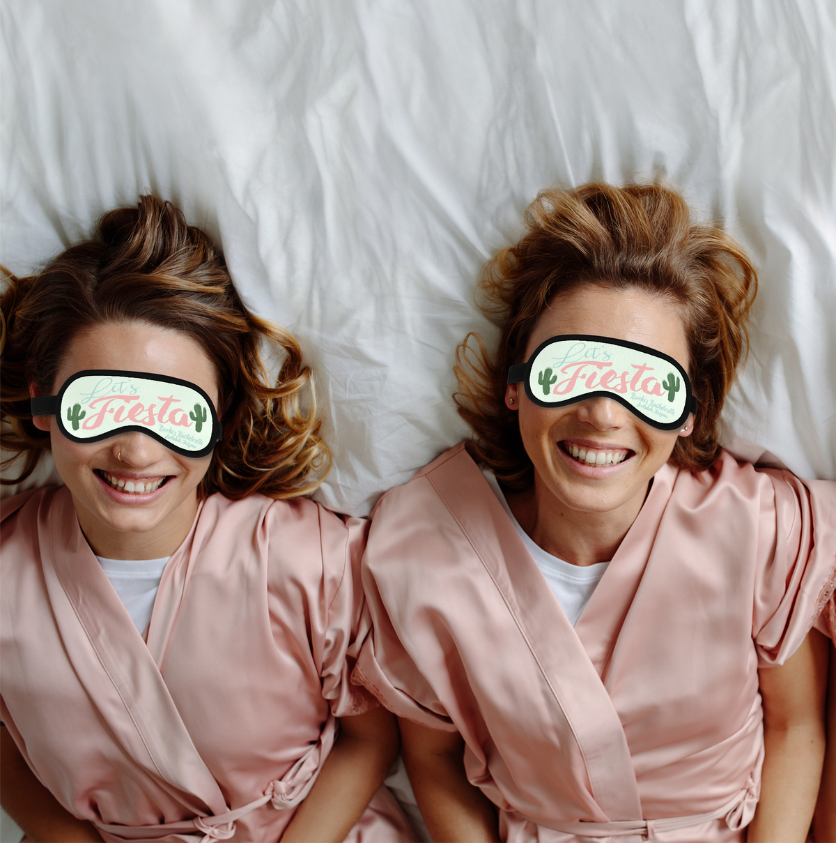 Bachelorette Party Sleep Mask Favor | Personalized Sleep Masks | Let's Fiesta