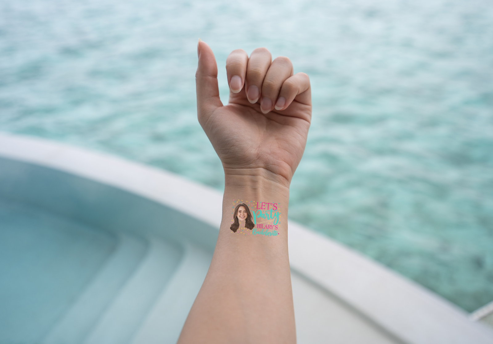 Custom Temporary Tattoo Bachelorette Party Favors | Let's Party
