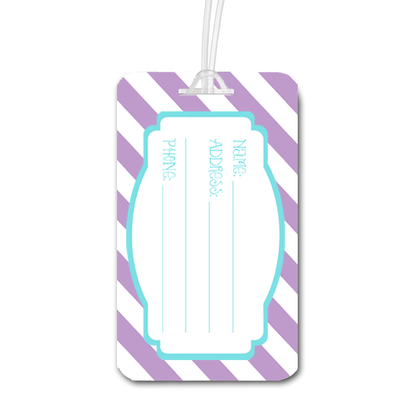 Wedding Luggage Tag Favor | Destination Map