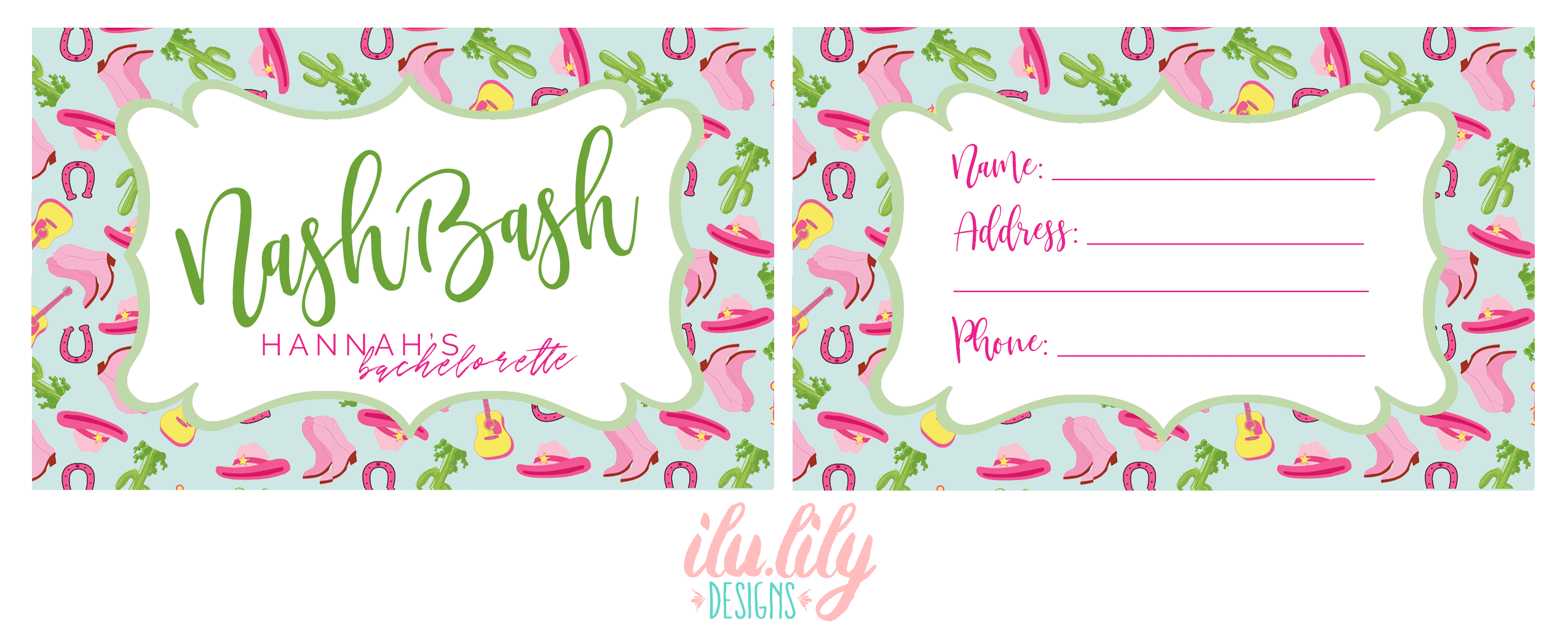 Bachelorette Party Luggage Tags - ilulily designs