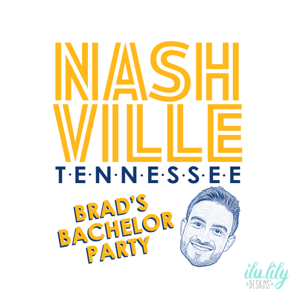 Bachelor Party Shirt | Custom Photo Nashville Bachelor Party Shirt Funny