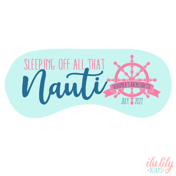 Bachelorette Party Favor Sleep Mask | Personalized Sleep Masks | Beach Don't Kill My Vibe