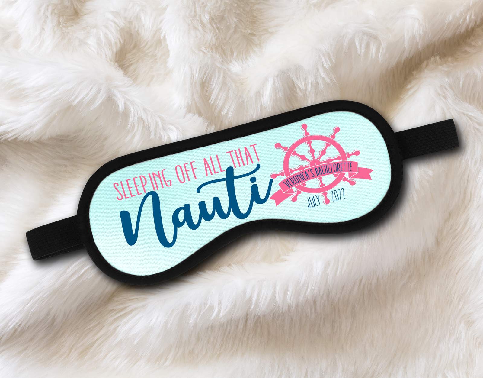 Bachelorette Party Favor Sleep Mask | Personalized Sleep Masks | Beach Don't Kill My Vibe