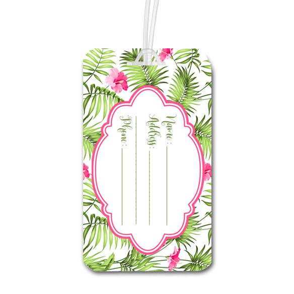 Personalized Luggage Tag for Weddings by Ilu.Lily