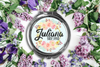 Bridesmaid Compact Mirror Favor | Personalized Floral
