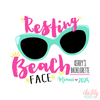 Bachelorette Party Tote Bag | Resting Beach Face