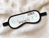 Personalized Sleep Mask Party Favors | Bachelorette Party Sleep Masks | Sleeping Off The Party