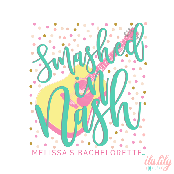 Bachelorette Party Nashville Tote Bag | Smashed in Nash