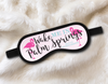 Bachelorette Sleep Mask Party Favor | Personalized Sleep Masks | Wake Me In Palm Springs