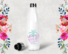 Bachelorette Party Water Bottle | Swell Style Water Bottle | Palm Tree Where My Beaches At?