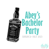 Bachelor Party Shirt | Custom Jack Daniels Bachelor Party Shirt Funny
