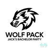 Bachelor Party Jersey | Custom Wolf Pack Bachelor Party Jersey